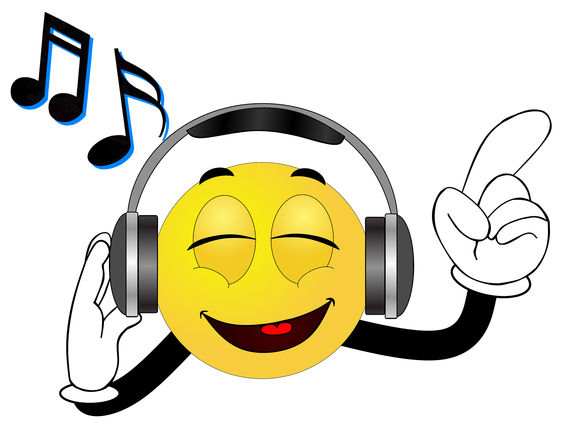 listening-to-music-clipart-black-and-white-collection-earbuds-clipart